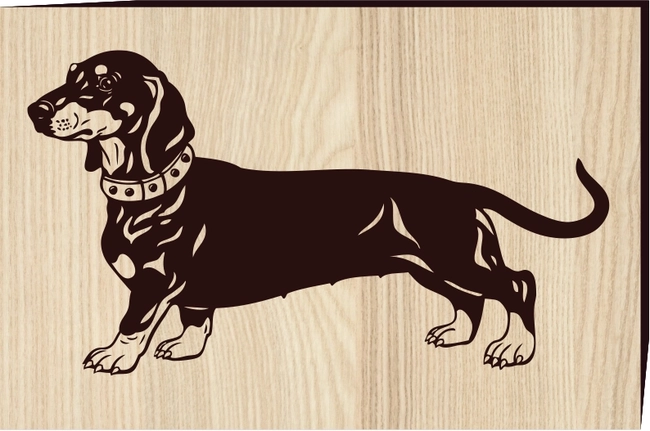 Dachshund Dog F0001292 file cdr and dxf free vector download for print or laser engraving machines