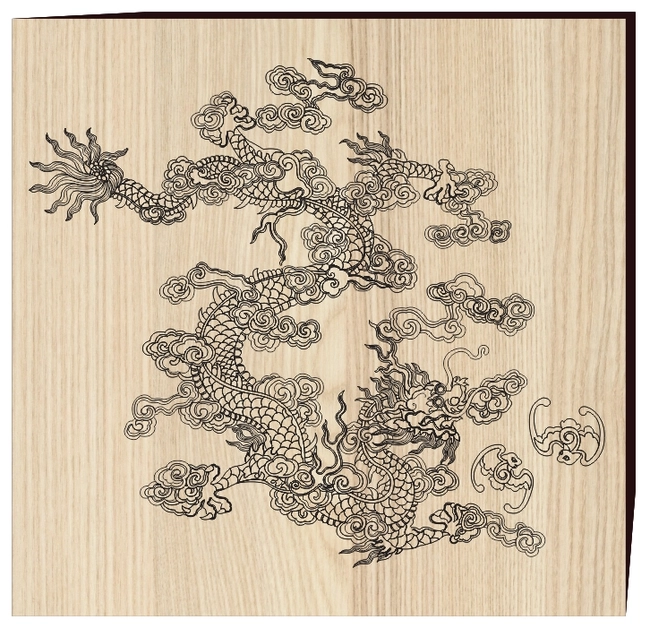 Dragon F0001659 file cdr and dxf free vector download for print or laser engraving machines