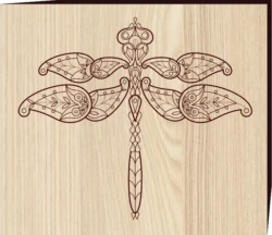 Dragonfly F0001414 file cdr and dxf free vector download for print or laser engraving machines