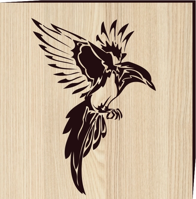 Eagle F0001388 file cdr and dxf free vector download for print or laser engraving machines