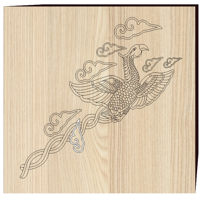 Flying phoenix vector F0001641 file cdr and dxf free vector download for print or laser engraving machines