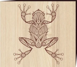 Frog Tattoo F0001419 file cdr and dxf free vector download for print or laser engraving machines