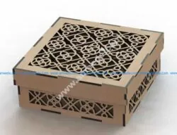 Laser Cut Wooden Box Template