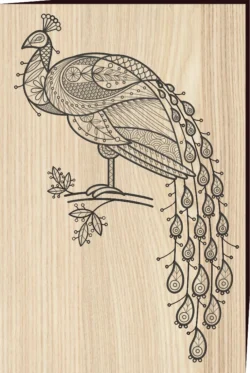 Peacock Tattoo F0001408 file cdr and dxf free vector download for print or laser engraving machines