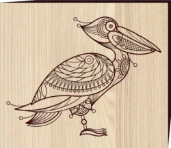 Pelican F0001406 file cdr and dxf free vector download for print or laser engraving machines