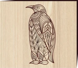 Penguin F0001405 file cdr and dxf free vector download for print or laser engraving machinesPenguin