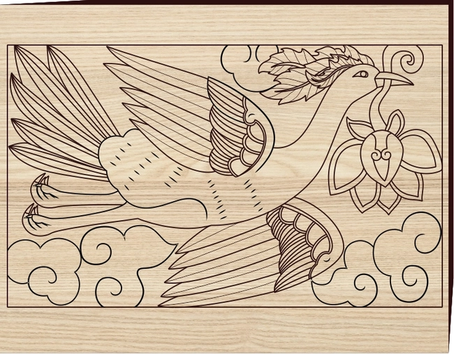 Phoenix Vietnamese F0001632 file cdr and dxf free vector download for print or laser engraving machines