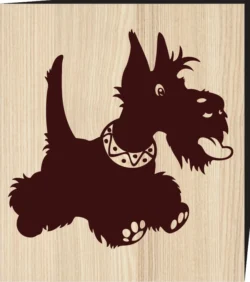 Scottie dog F0001297 file cdr and dxf free vector download for print or laser engraving machines