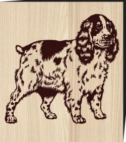 Spaniel dog F0001295 file cdr and dxf free vector download for print or laser engraving machines