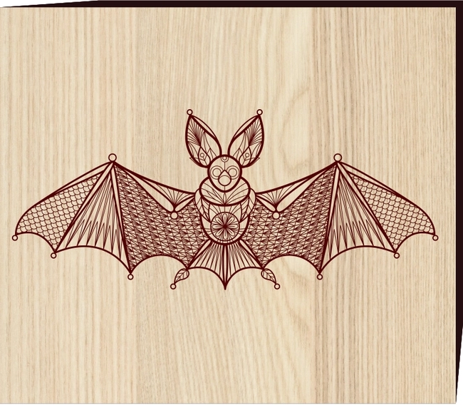 Vector Illustration Cartoon Bat F0001410 file cdr and dxf free vector download for print or laser engraving machines