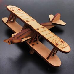 Bi Plane Laser Cut Wood Model (KIT)