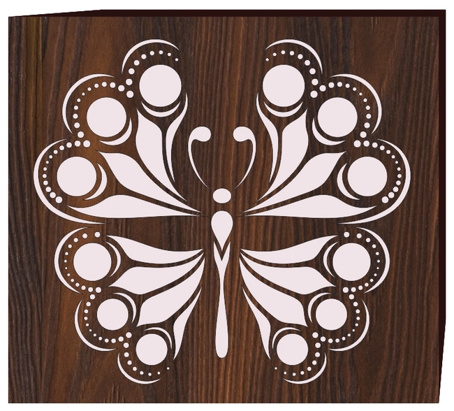 Butterfly Abstract F0001951 file cdr and dxf free vector download for print or laser engraving machines