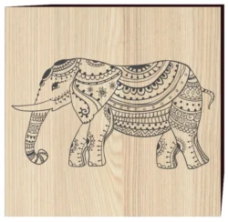 Elephant figurines F0001900 file cdr and dxf free vector download for print or laser engraving machines