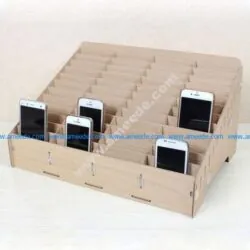 Mdf Mobile Phone Store Rack Laser Cut