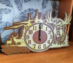 Antelope clock