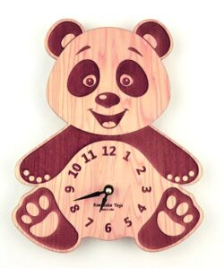 Bear-shaped wall clock