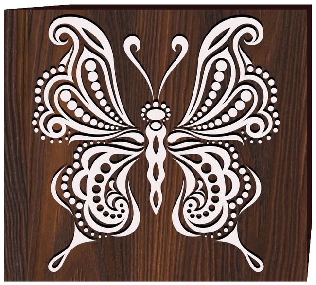 Butterfly Tattoo F0002362 file cdr and dxf free vector download for print or laser engraving machines