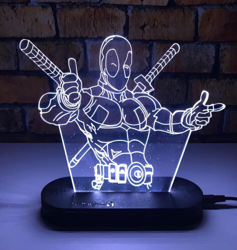 Cool Deadpool 3D Illusion