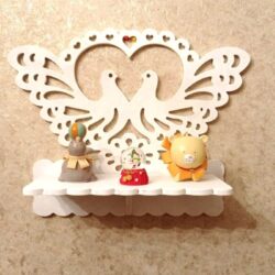 Decorative Bird Heart Shelf