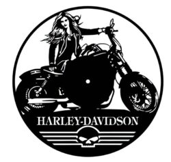 Harley-Davidson wall clock