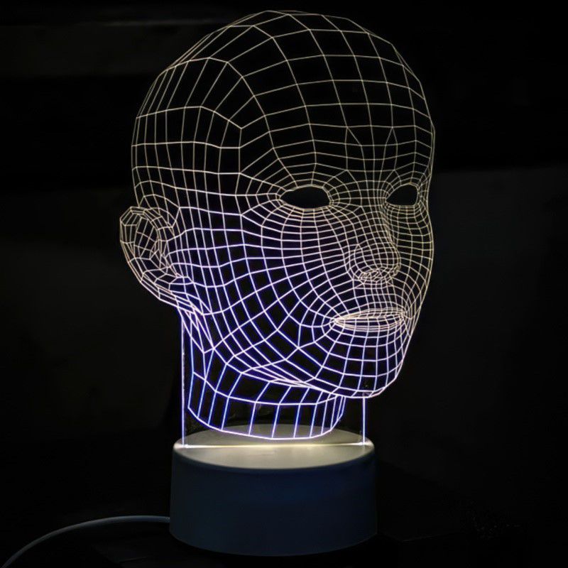 Head 3D LED Night Light