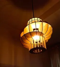 Lantern on the ceiling