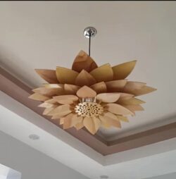 Lotus-shaped chandelier