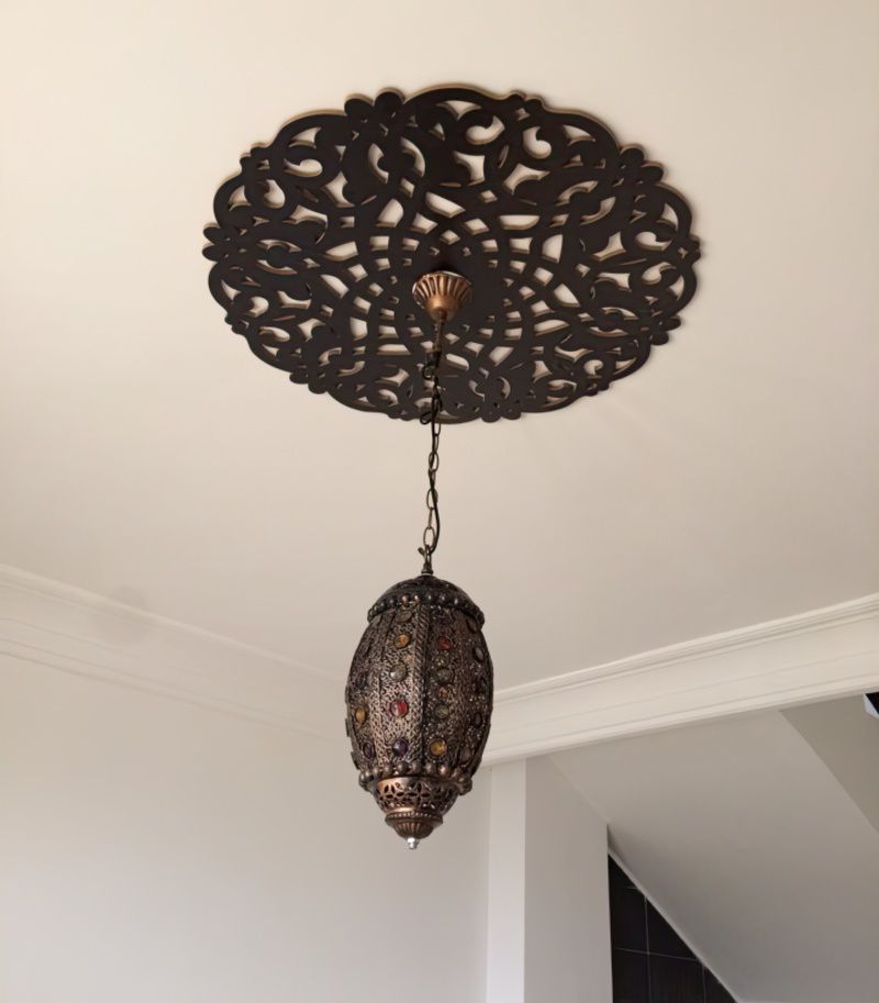 Round Ceiling Medallion Laser Cut