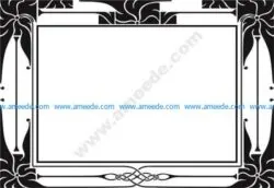 Sign border vector