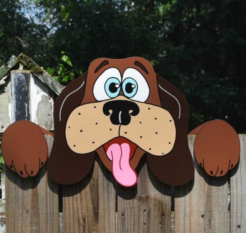 dog shaped fence