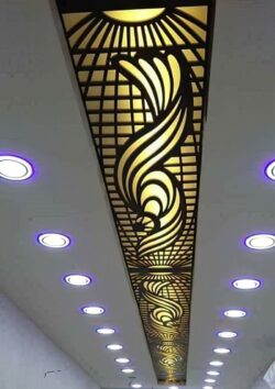 pattern on the ceiling