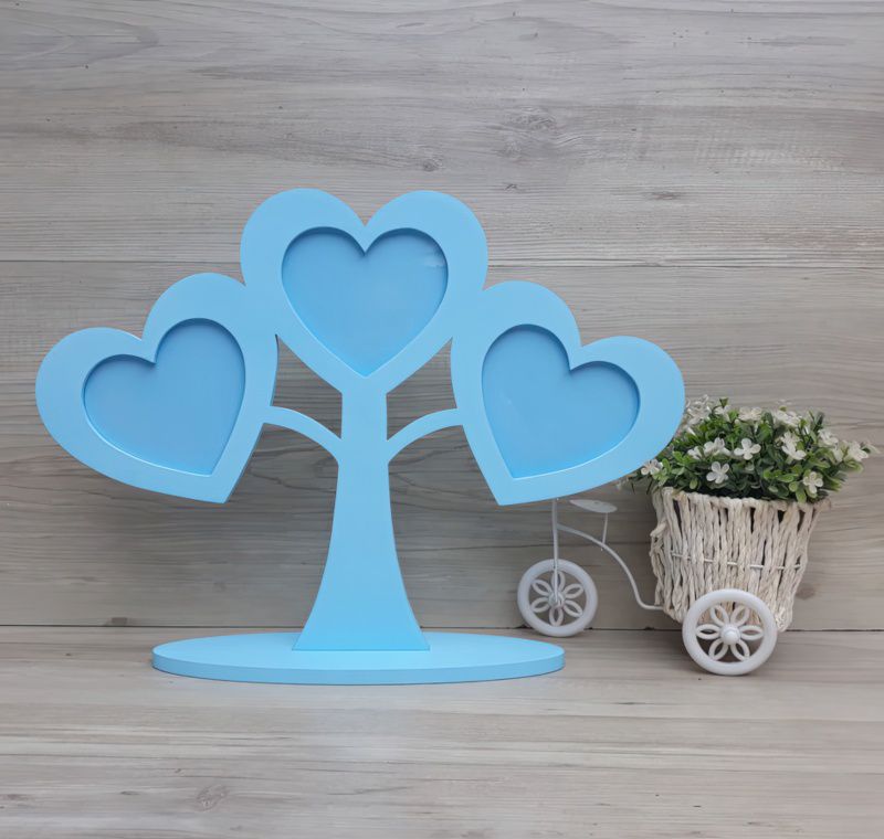 photo frame of heart tree