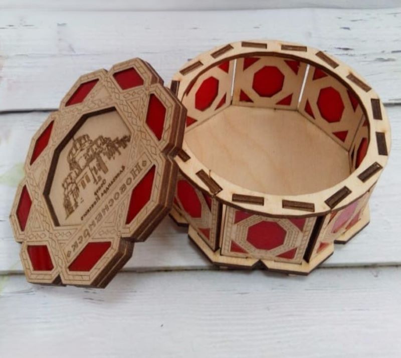 Decor Box with Lid Laser Cut