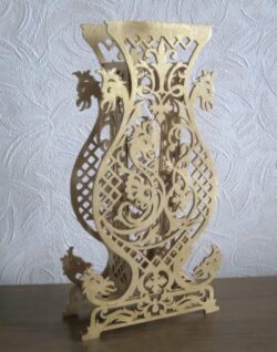 Decorative vase – Free vector file Laser cut and CNC Cut Wood