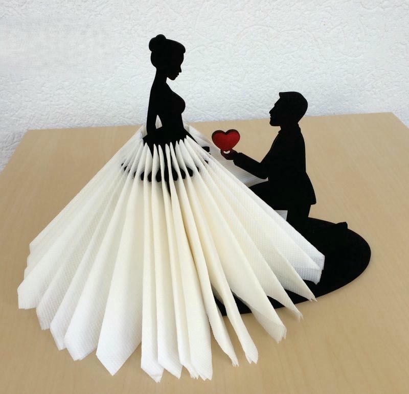 Laser Cut Napkin Holder