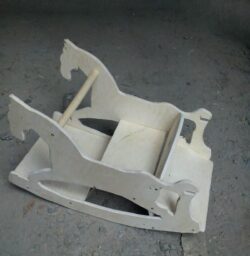 Laser Cut Rocking Horse Plywood