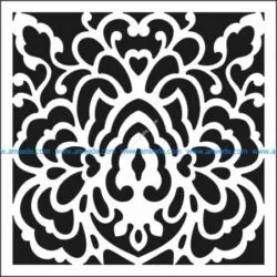 Lattice Floral Pattern