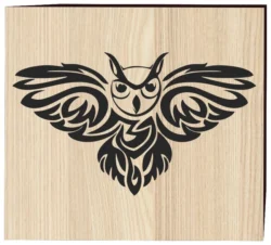 Owl E0002715 file cdr and dxf pdf free vector download for laser cut