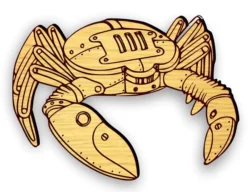 Steampunk crab F0002720 file cdr and dxf free vector download for print or laser engraving machines