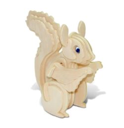 Squirrel 3D Puzzle – Free download vector file Laser cut and CNC cut