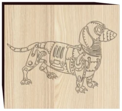 Steampunk dog F0002721file cdr and dxf free vector download for print or laser engraving machines