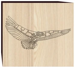 Steampunk eagle F0002719 file cdr and dxf free vector download for print or laser engraving machines