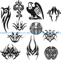 Tattoo Vector Set