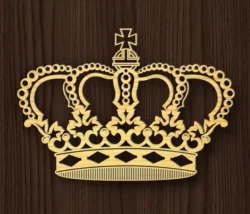 The crown of the queen of England F0002466 file cdr and dxf pdf free vector download for Laser cut