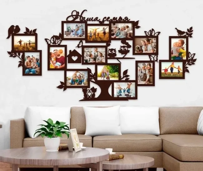 Tree Photo Frame - Free download vector file Laser cut and CNC Cut Wood