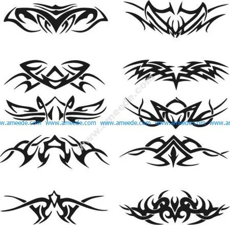 Tribal Tattoo Free Vector