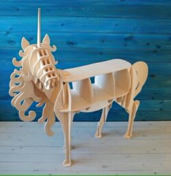 Unicorn Shelf 10mm Laser Cut CNC Plans