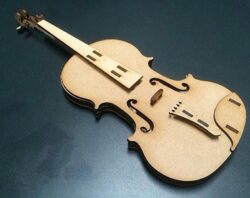 Violin – Free download vector file Laser cut and CNC cut Wood