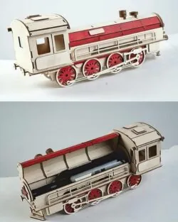 Wine Box Locomotive Train