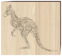 Zen kangaroo F0002693 file cdr and dxf free vector download for print or laser engraving machines